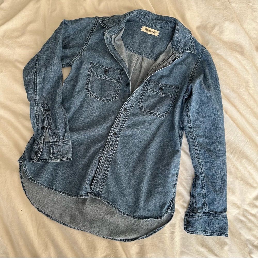 Madewell denim top